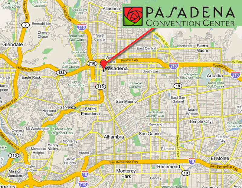 Pasadena Area Map